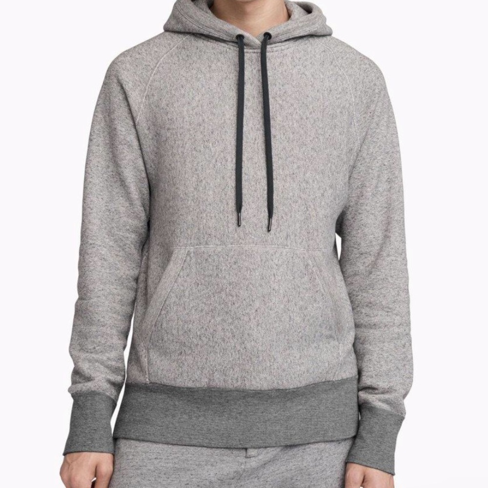 Unisex Rag & Bone Racer Grey Hoodie. Like new!